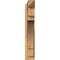 Ekena Millwork Merced Smooth Arts and Crafts Outlooker, Western Red Cedar, 5 1/2"W x 28"D x 32"H OUT06X28X32MRC03SWR - alternate 2